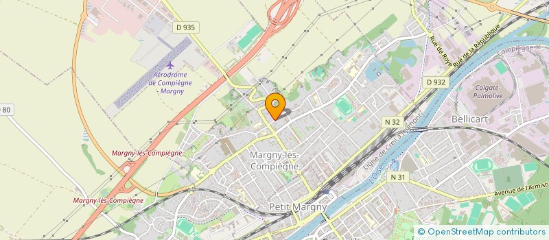 localisation de l'entreprise CABINET LIPATOFF  MARGNY-LES-COMPIEGNE