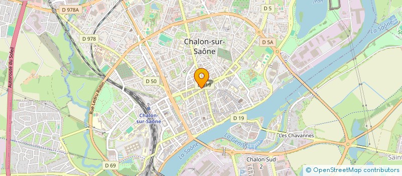 localisation de l'entreprise CABINET LITTNER BIBARD à CHALON-SUR-SAONE