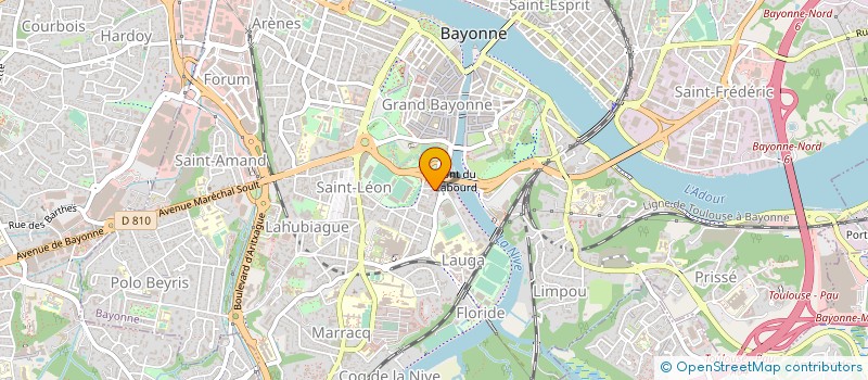 localisation de l'entreprise CABINET LODO EXPERTISE COMPTABLE CONSEIL  BAYONNE