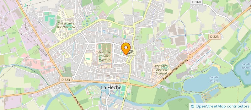 localisation de l'entreprise CABINET LOISEAU à LA FLECHE