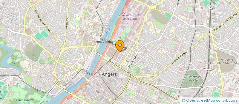 localisation de l'entreprise CABINET LOISEAU & ASSOCIES à ANGERS