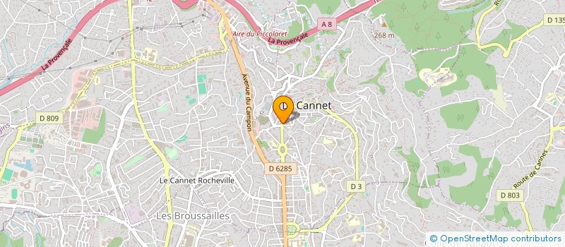 localisation de l'entreprise CABINET LONCA à LE CANNET