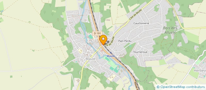 localisation de l'entreprise CABINET LONCHAMPT à MAULE
