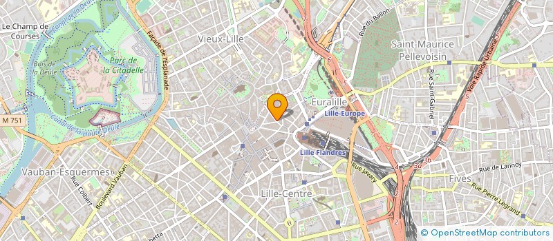 localisation de l'entreprise CABINET LORIEUX à LILLE