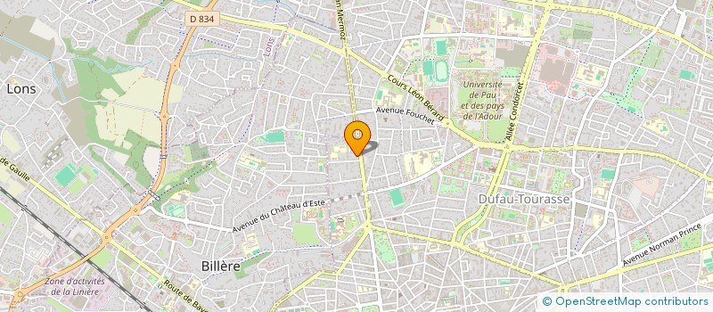 localisation de l'entreprise CABINET LOUIS-BERECOCHEA à PAU