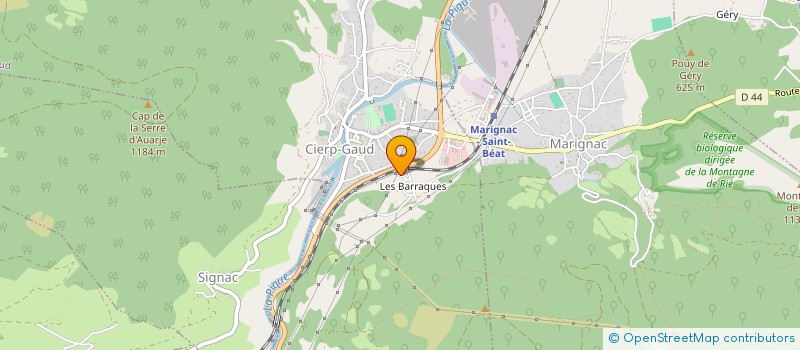 localisation de l'entreprise CABINET LT ECONOMISTE à CIERP-GAUD