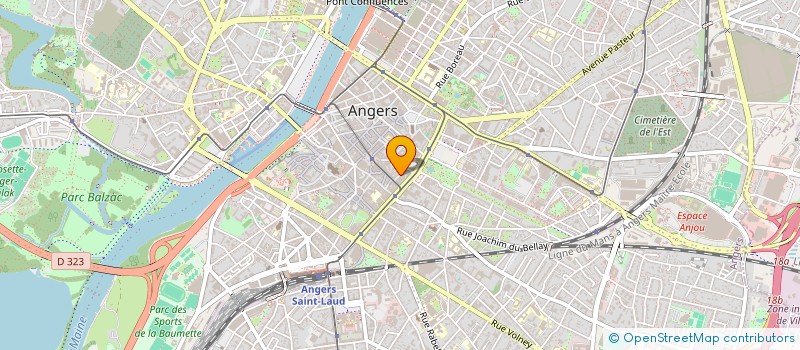 localisation de l'entreprise CABINET LUTZ à ANGERS