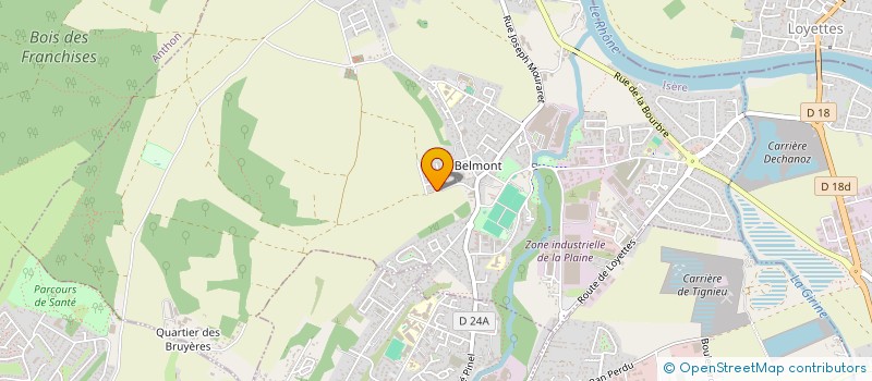 localisation de l'entreprise CABINET LYDIE LAUBAL -ASSURANCE & CONSEIL  CHAVANOZ