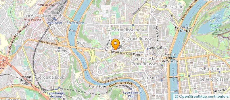 localisation de l'entreprise CABINET LYONNAIS à LYON 4EME