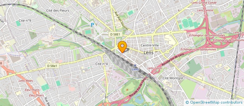 localisation de l'entreprise CABINET LYSIANE ET GERALD VAIRON à LENS