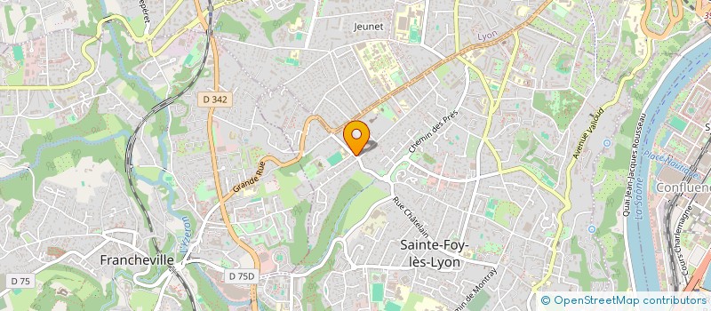 localisation de l'entreprise CABINET M à SAINTE-FOY-LES-LYON