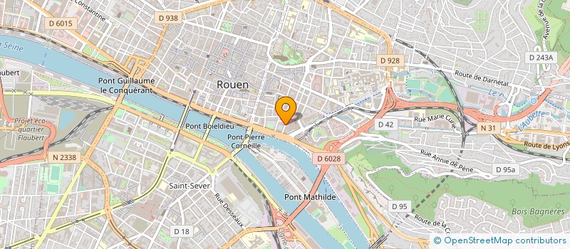 localisation de l'entreprise CABINET M. VIGREUX ET J. DELAMARE à ROUEN
