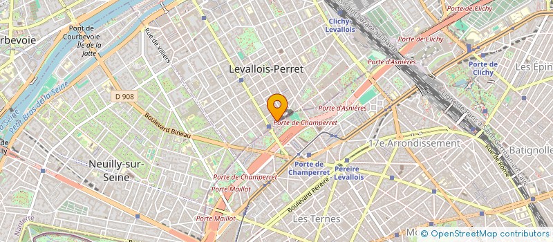localisation de l'entreprise CABINET MADAME à LEVALLOIS-PERRET