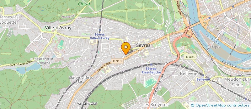 localisation de l'entreprise CABINET MADAR ET ASSOCIES à SEVRES
