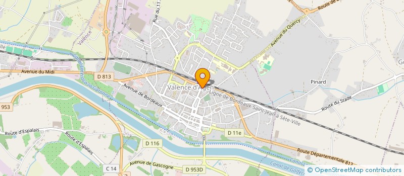 localisation de l'entreprise CABINET MAGUELONNE  VALENCE