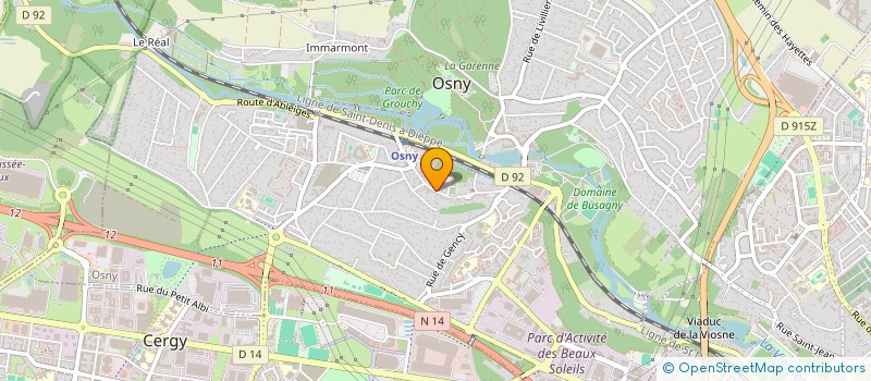 localisation de l'entreprise CABINET MAIRE ADB  OSNY