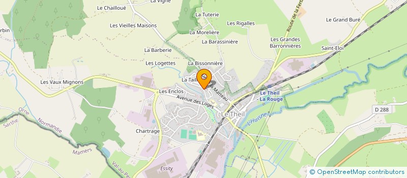 localisation de l'entreprise CABINET MALNUIT ROBILLOT GEORGET à VAL-AU-PERCHE