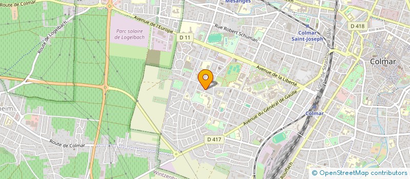 localisation de l'entreprise CABINET MALORINE  COLMAR