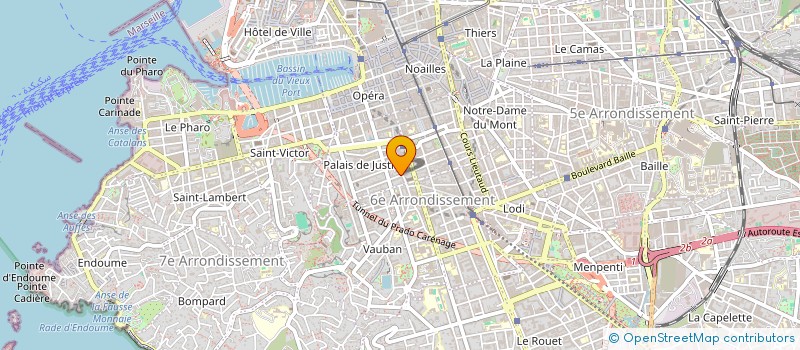 localisation de l'entreprise CABINET MARC MACIA  MARSEILLE