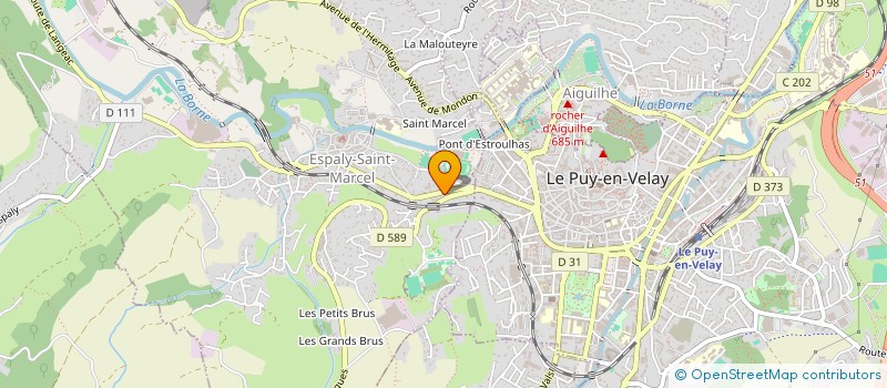 localisation de l'entreprise CABINET MARC MATHIEU  ESPALY-SAINT-MARCEL