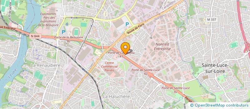 localisation de l'entreprise CABINET MARCE à NANTES