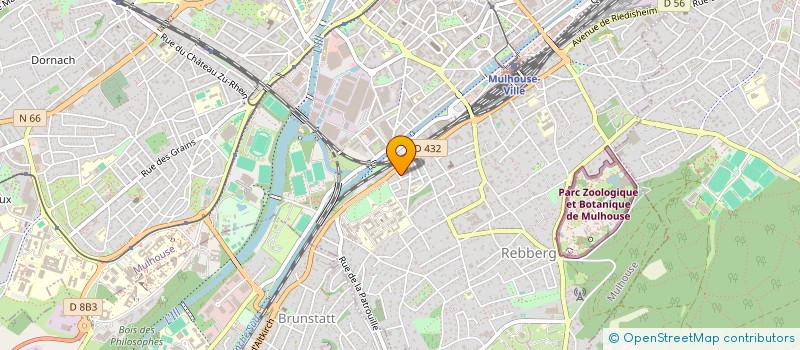 localisation de l'entreprise CABINET MARGUERITE  MULHOUSE