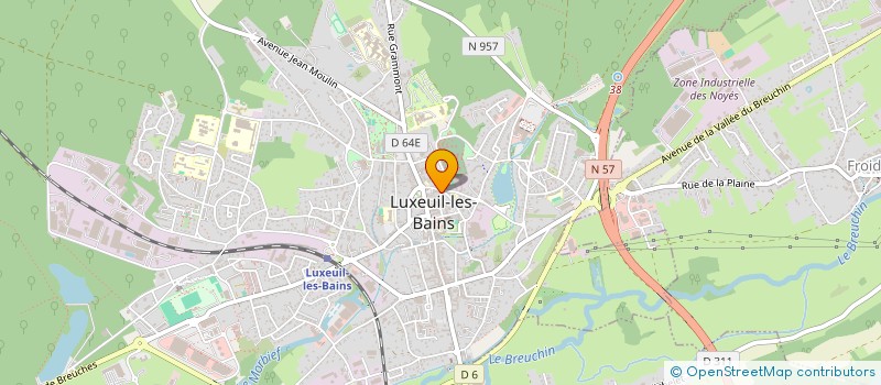 localisation de l'entreprise CABINET MARIELLE ASSURANCES  LUXEUIL-LES-BAINS