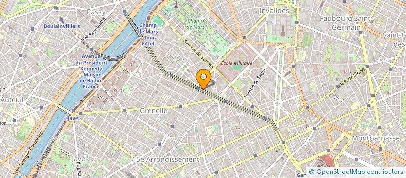 localisation de l'entreprise CABINET MARTIN BERGE  PARIS