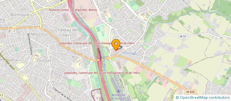 localisation de l'entreprise CABINET MATHIEU à BALMA