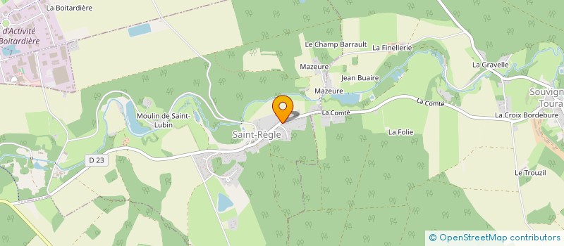 localisation de l'entreprise CABINET MATHIEU PIMENTEL  SAINT-REGLE