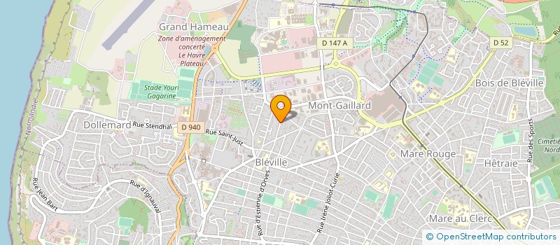 localisation de l'entreprise CABINET MATHILDE ADAM à LE HAVRE