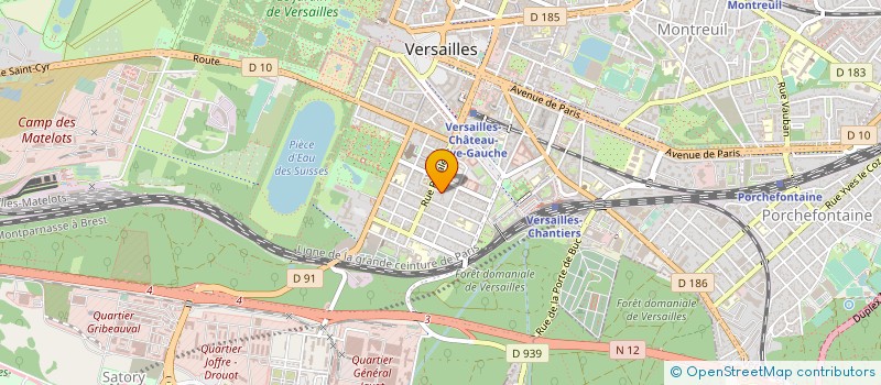 localisation de l'entreprise CABINET MATHILDE LASCOLS à VERSAILLES