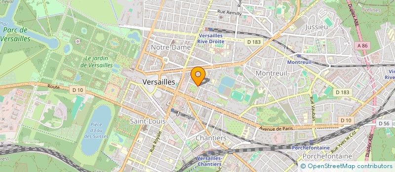 localisation de l'entreprise CABINET MAUGE MICHEL & ASSOCIE à VERSAILLES
