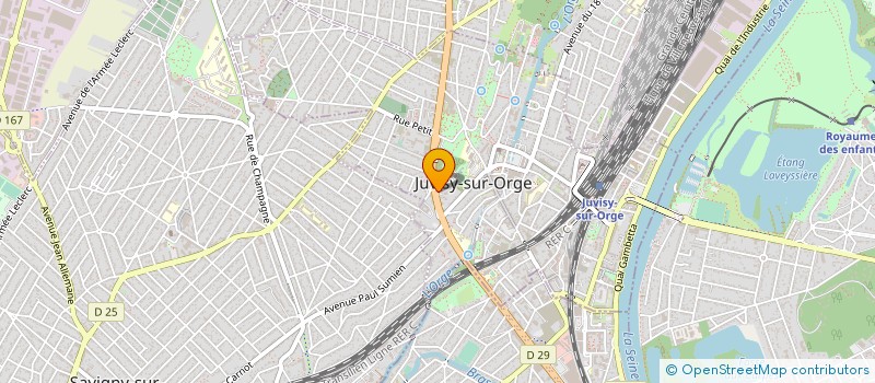 localisation de l'entreprise CABINET MAXIME BESNARD à JUVISY-SUR-ORGE