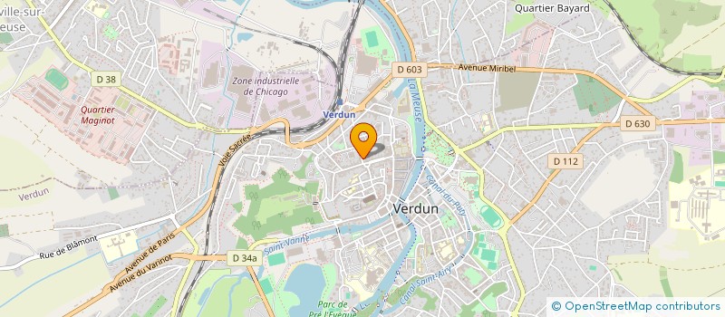 localisation de l'entreprise CABINET MEDECINE VASCULAIRE à VERDUN