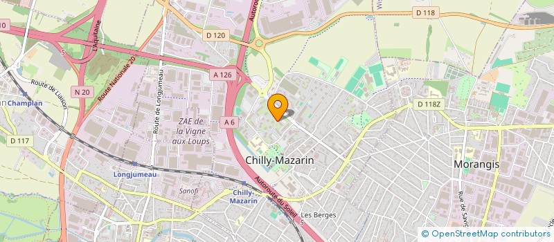 localisation de l'entreprise CABINET MEDIC ATTIAS MODAI à CHILLY-MAZARIN