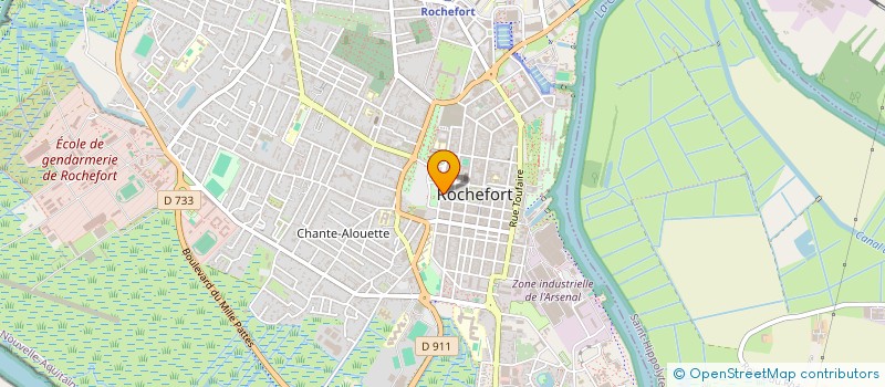 localisation de l'entreprise CABINET MEDICAL  ROCHEFORT