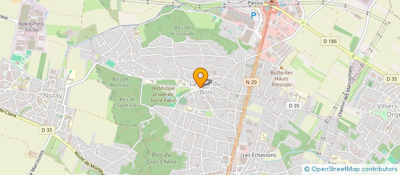 localisation de l'entreprise CABINET MEDICAL à LA VILLE-DU-BOIS