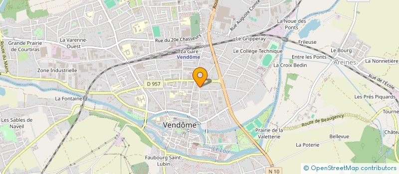 localisation de l'entreprise CABINET MEDICAL  VENDOME