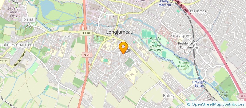 localisation de l'entreprise CABINET MEDICAL à LONGJUMEAU