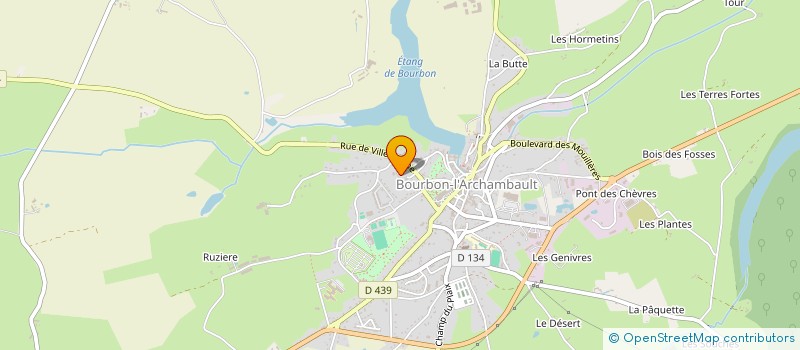 localisation de l'entreprise CABINET MEDICAL ALBERT WERCKMANN à BOURBON-L'ARCHAMBAULT