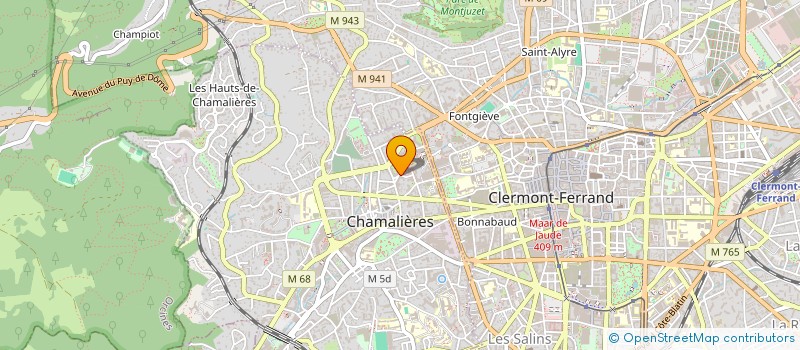 localisation de l'entreprise CABINET MEDICAL AURORE à CHAMALIERES