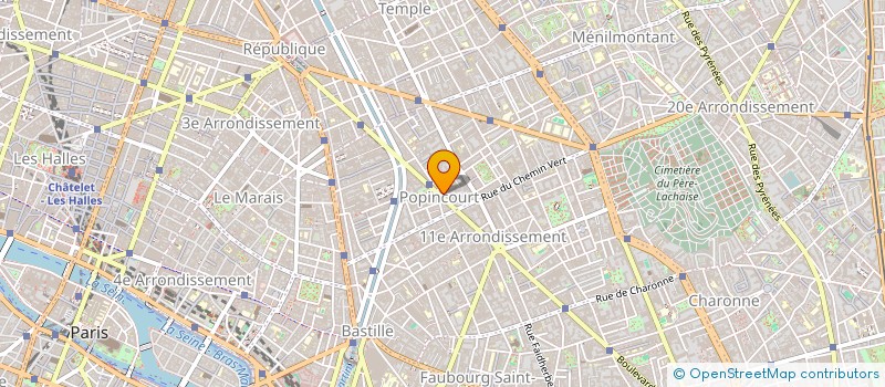 localisation de l'entreprise CABINET MEDICAL BDS2  PARIS