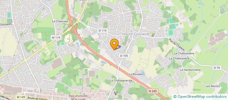 localisation de l'entreprise CABINET MEDICAL BEAUSOLEIL  HAUTE-GOULAINE