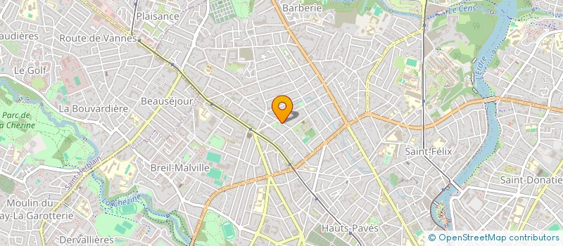 localisation de l'entreprise CABINET MEDICAL BERGEOT BIGNON LOUVEL à NANTES