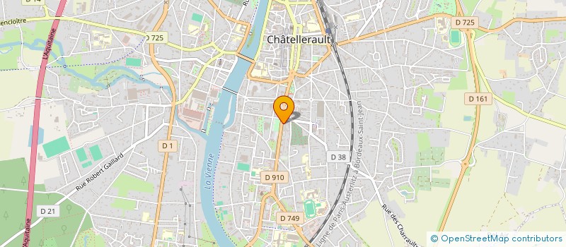 localisation de l'entreprise CABINET MEDICAL BOINOT ET CHALVIGNAC à CHATELLERAULT