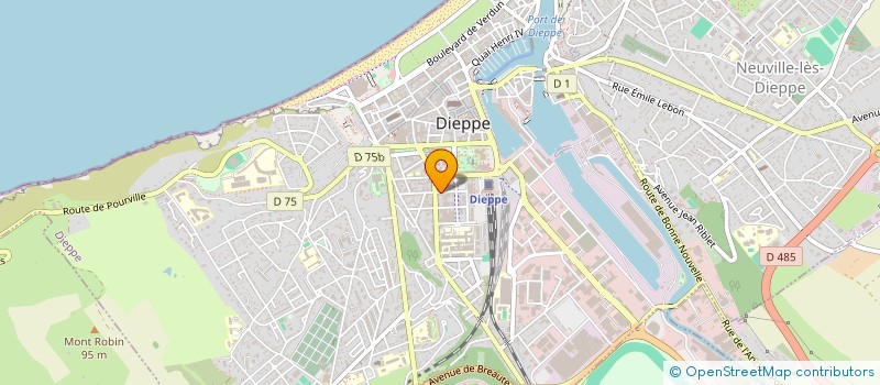 localisation de l'entreprise CABINET MEDICAL BOUTEILLER MORLET à DIEPPE