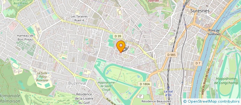 localisation de l'entreprise CABINET MEDICAL-CITE JARDINS à SURESNES