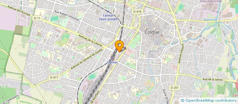 localisation de l'entreprise CABINET MEDICAL CLEMENT GENDRAULT  COLMAR