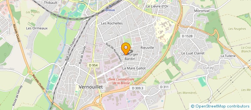 localisation de l'entreprise CABINET MEDICAL CLOS MAILLARD à DREUX